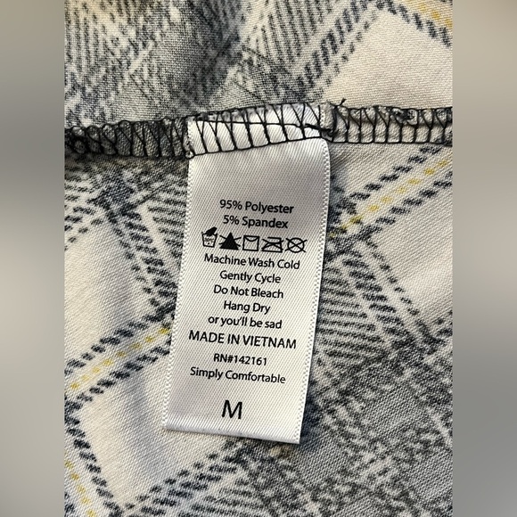 LuLaRoe Plaid Sleeveless Summer Women’s Dress with Pockets Size Medium - Picture 9 of 14